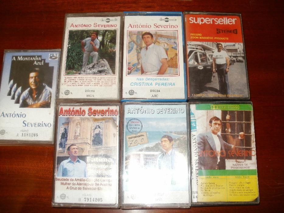 Cassetes de músicas antigas