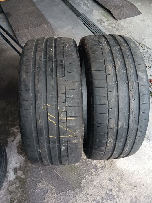 Vendo pneus semi-novos 255/40/21 Continental