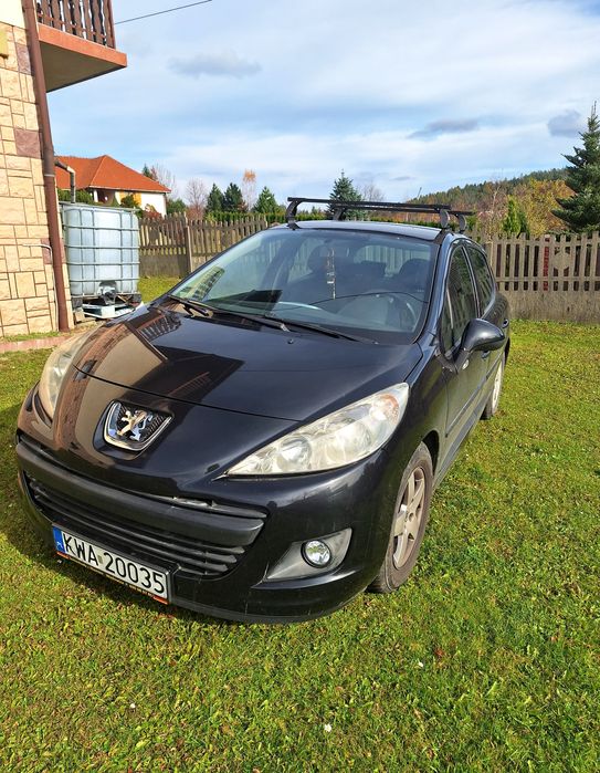 Peugeot 207 czarny 2010 LPG sprawny 1.4