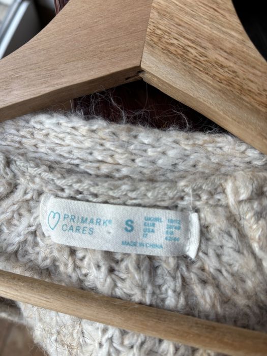 Casaco cardigan bege