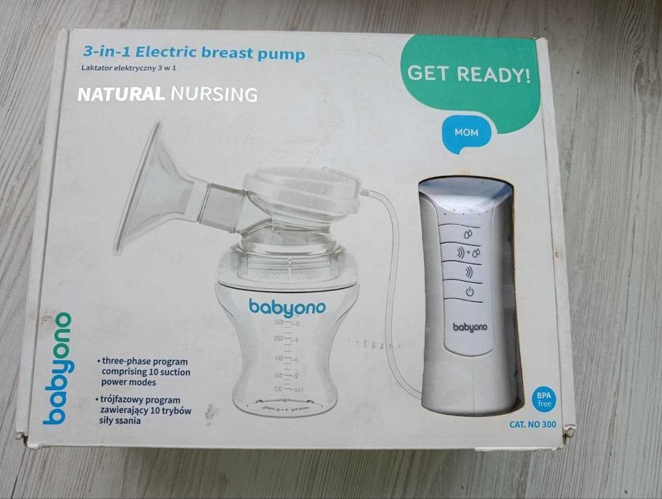 Молоковідсмоктувач електричний BabyOno Natural 3 в 1
