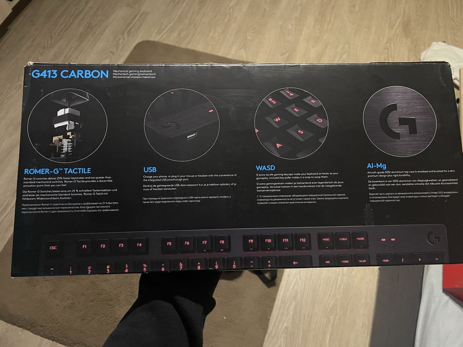 Klawiatura logitech g413 Carbon