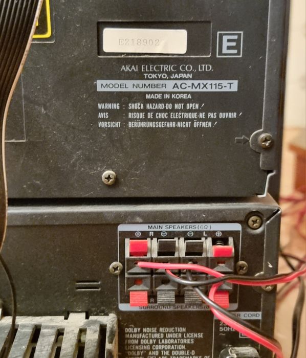 Hifi Akai AC MX115-T antiga