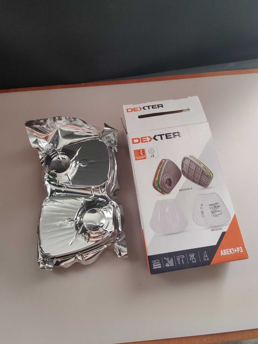 filtros para mascara, dexter