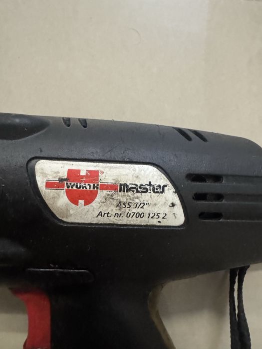 Chave de impacto wurth adaptador bateria parkside