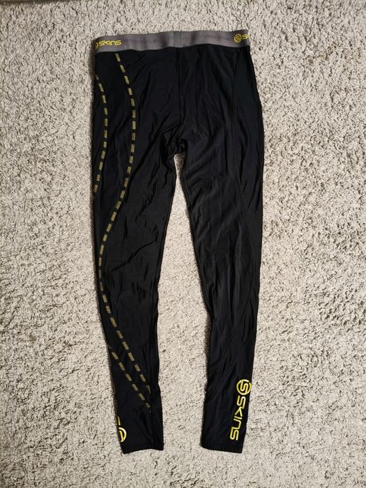 Spodnie legginsy Skins sportowe kompresyjne funkcyjne