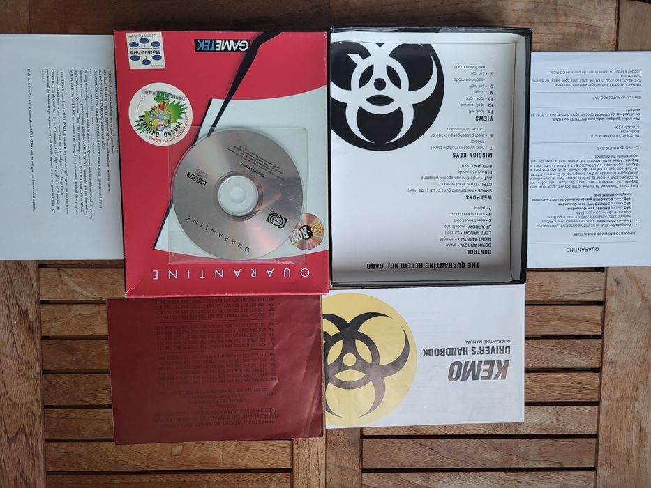 JOGO PC Big Box Quarantine (1994) - Raro - Completo