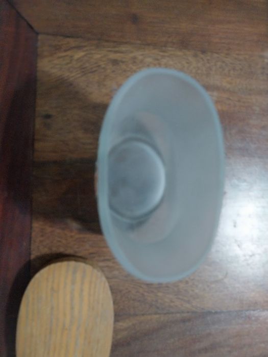 Frasco Algodao vintage vidro