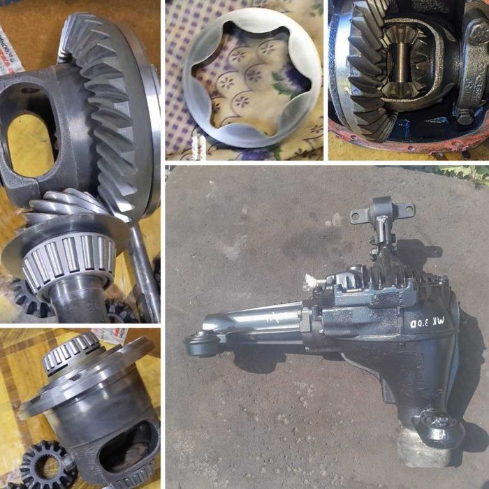 Grand Cherokee WJ  мост в сборе,редуктор,главная пара,чулок,цапфы,ступ