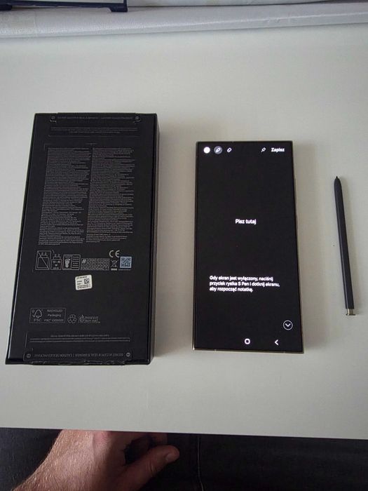 Samsung s24 ultra 12/512 zadbany komplet bez rat...