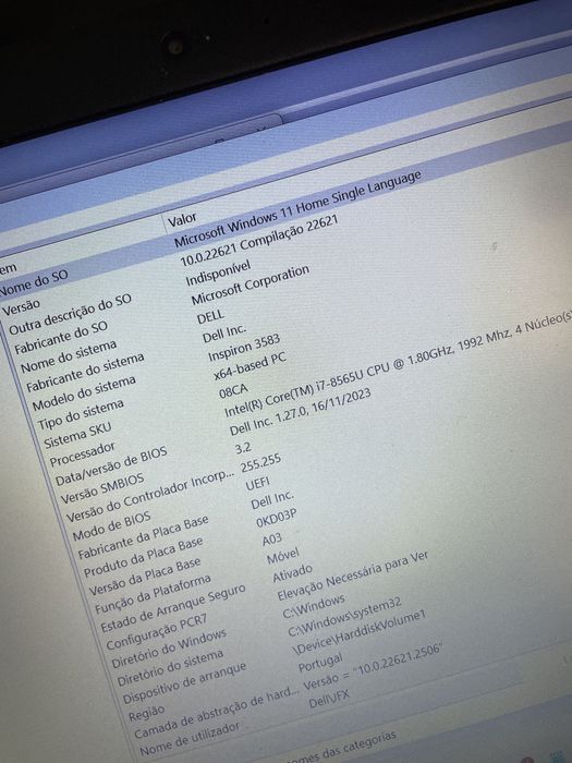 Vendo dell I7 ssd 512 15 pol e diversos outros itens de infomatica