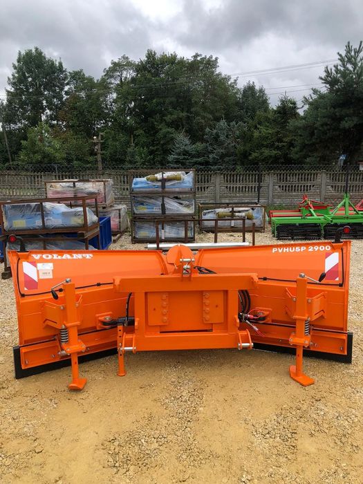Solidny pług hydrauliczny do śniegu strzałka składany 2.9 m euro/tuz