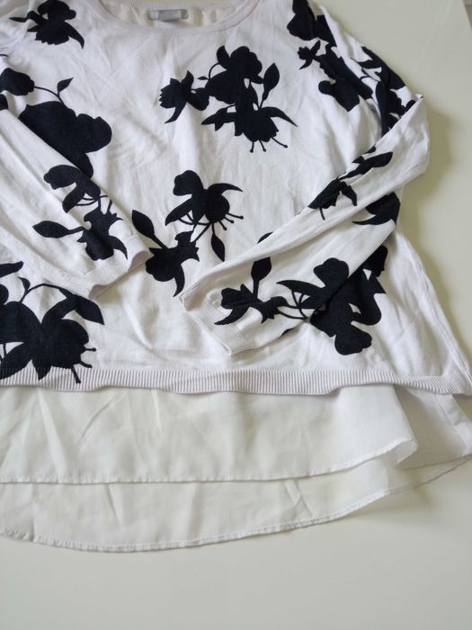 H&M zwiewna bluzeczka podwójna r S