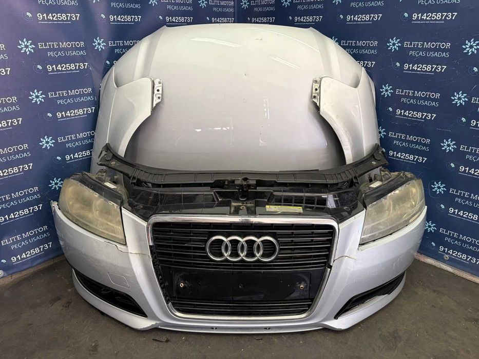Frente completa usada AUDI A3 8P FASE 3 capot parachoques oticas guarda lamas radiador