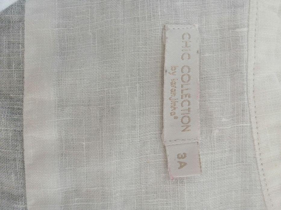 Camisa de linho para criança