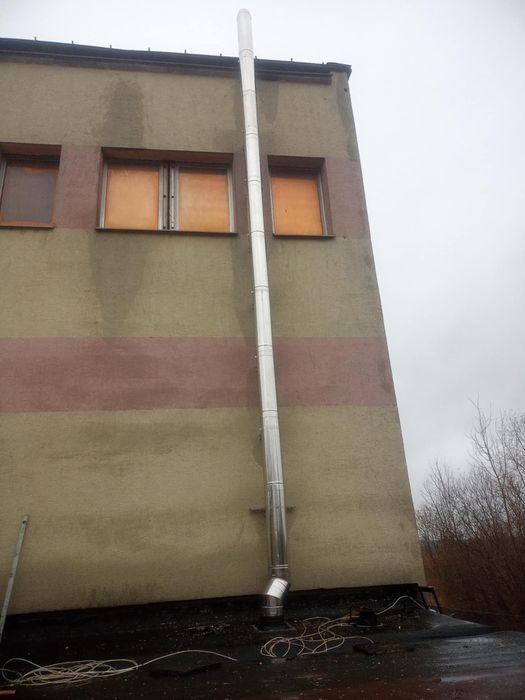 Frezowanie kominów,  montaż wkładów kominowych