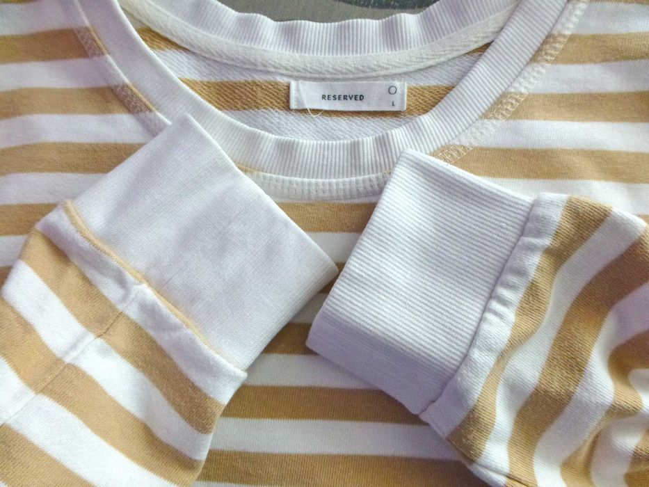 Reserved bawełniana damska bluza w paski M L