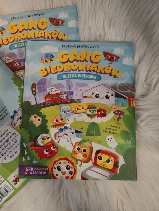 Książka i gra planszowa Gang Biedroniaków nowa okazja