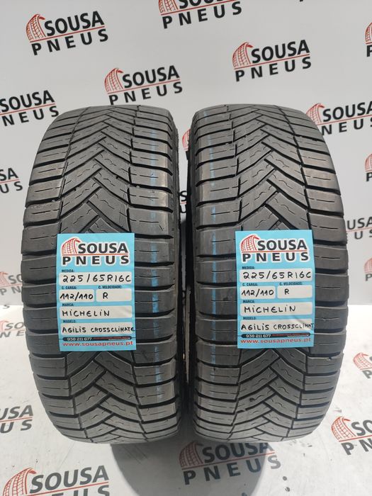 2 pneus semi novos Michelin 225-65R16C - Oferta dos Portes
