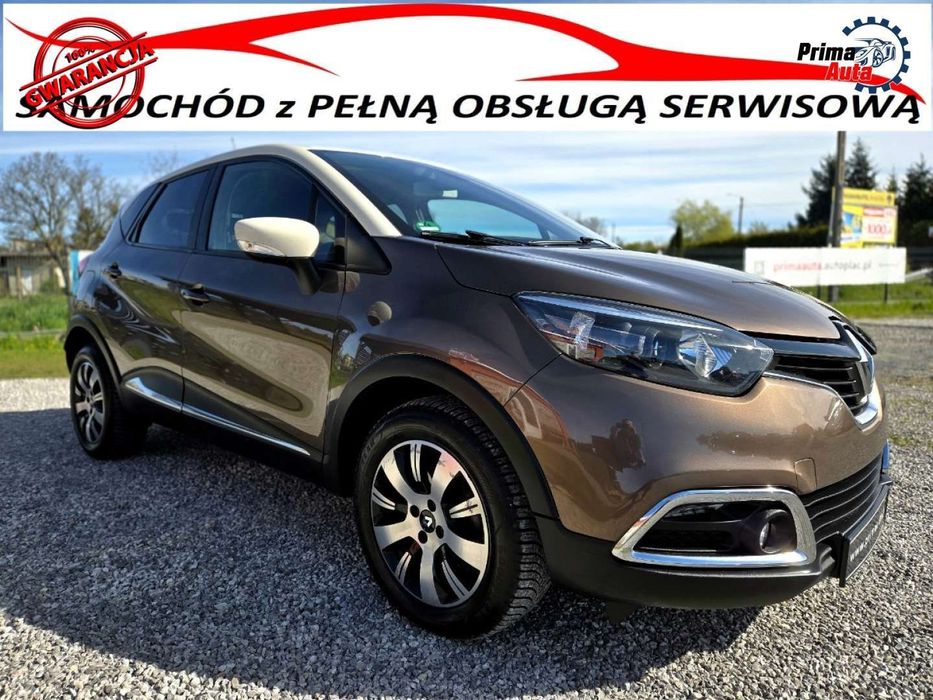 Renault Captur AUTOMAT 1.2 114KM, serwisowany, nawigacja, grzane fotele, kamera