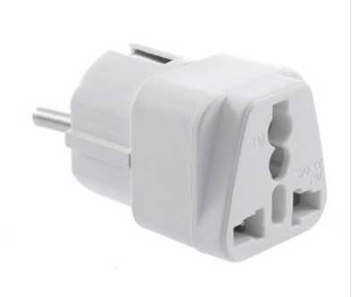 Универсальный Переходник Адаптер с  US /UK /AU на EU европейскую вилку
