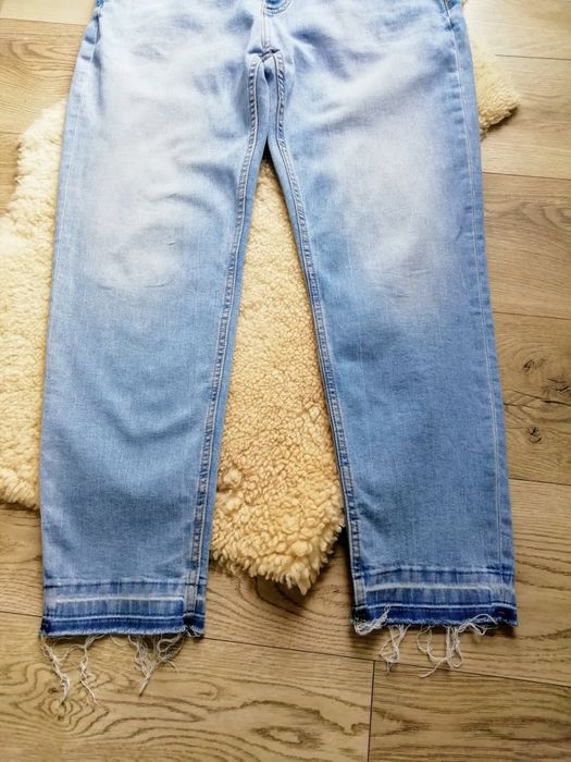 Jasne jeansy zwężane nogawki Denim Reserved 42 L XL
