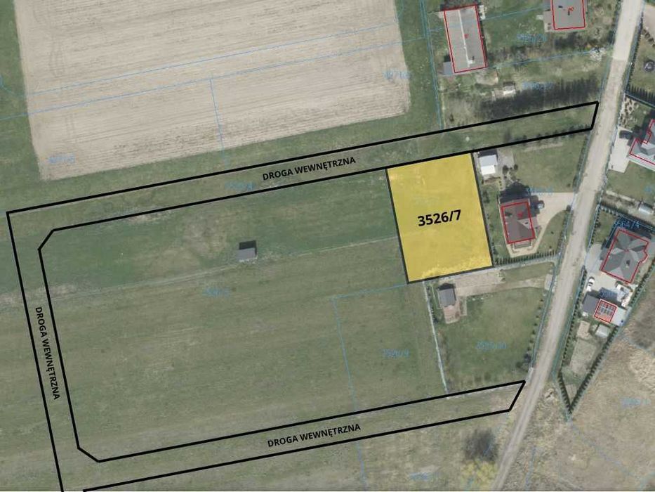 Działka z WZ pod dom - 1029 m² (ponad 10 arów) z WZ – Sokołów Podlaski, ul. Miła