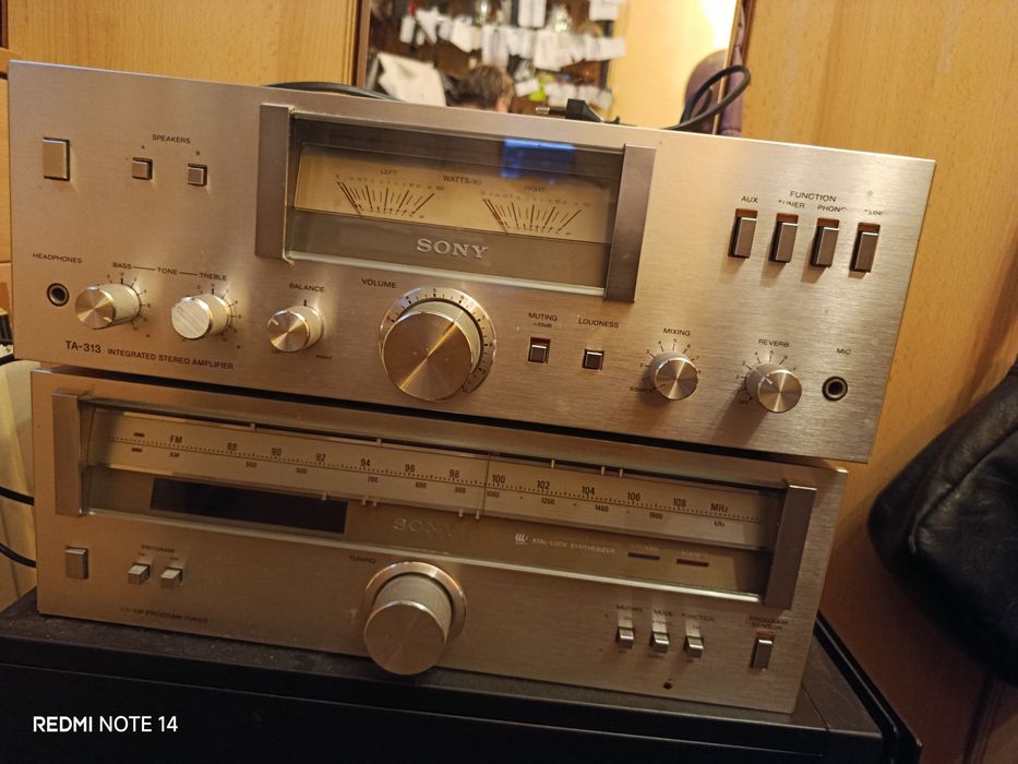Pilnie!Sony komplet ta 313 plus tuner