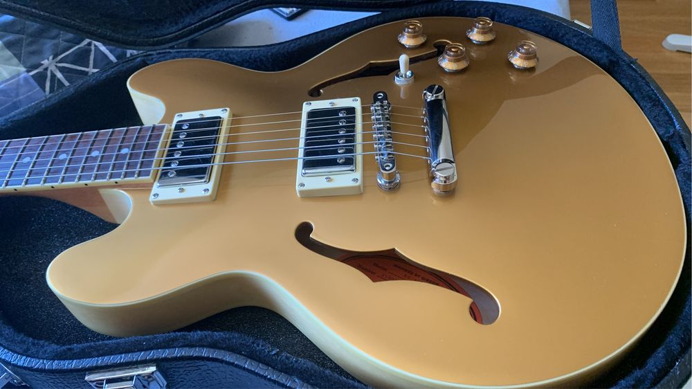 Epiphone 339 maple/gold top