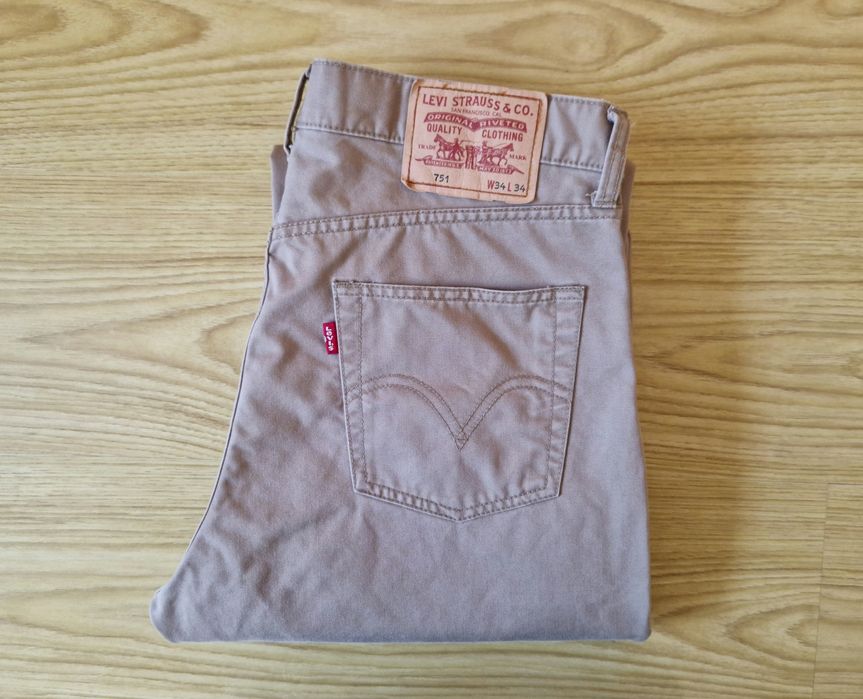 Джинси чоловічі Levi's 751 W34 L34 (Levis/Левайс) Original