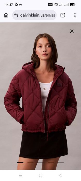 Куртка Calvin Klein,р.S.нова