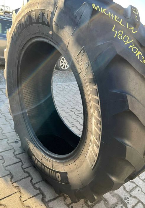 1x 480/70R34 Michelin Omnibib