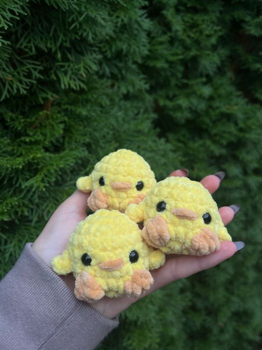 Kaczuszka/kurczaczek na szydełku maskotka/brelok