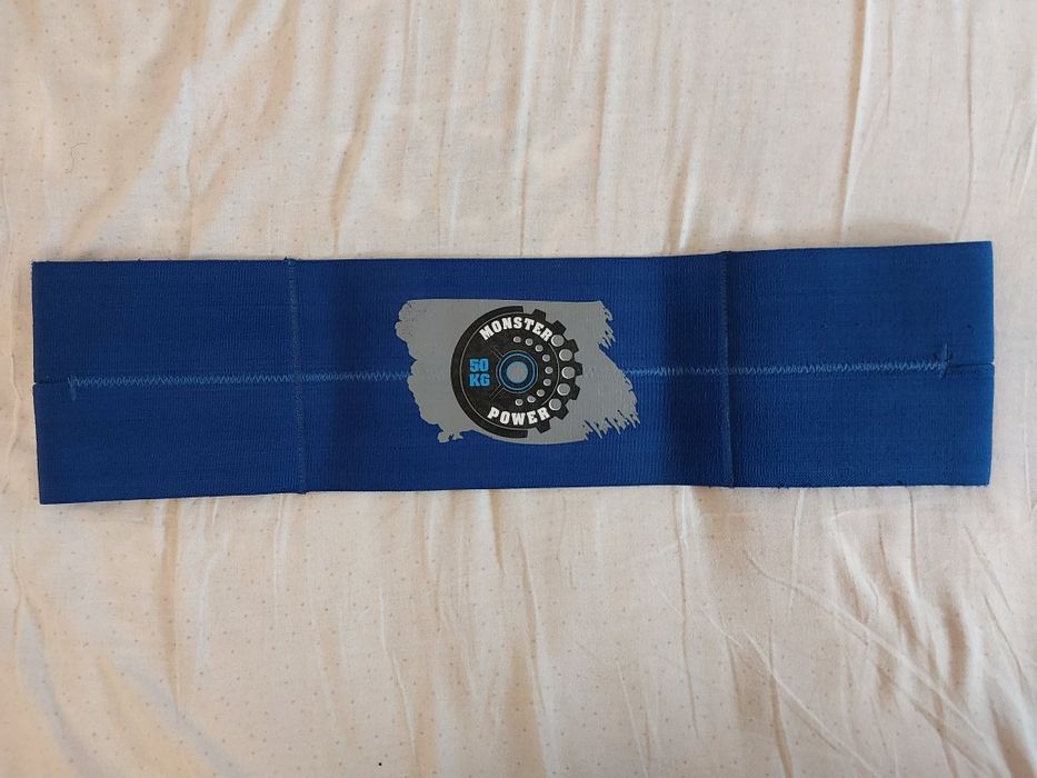 Monster power Blue niebieski proca rękaw katapulta do wyciskania na klatkę nowy rozmiar XL