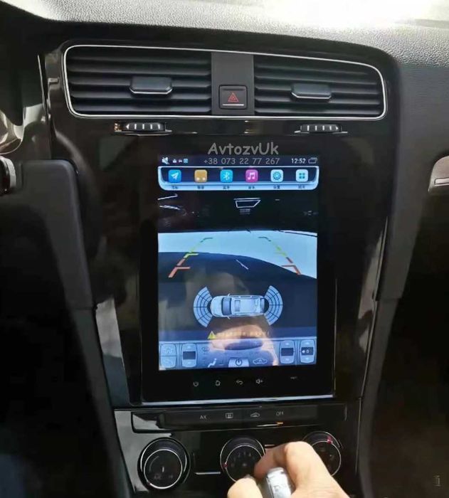 Магнитола GOLF 7 Volkswagen Гольф VW Tesla 2 дин TV CarPlay Android 13: ...