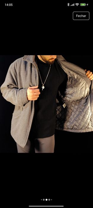 Casaco Lacoste de Lã XL