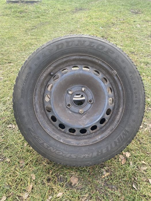Колесо 5 112 15 із зимовою резиною Dunlop Winter Response 2