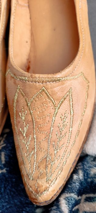 Skórzane buty z egiptu