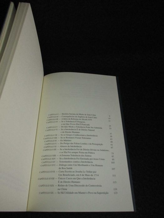Livro Tratado sobre a Tolerância Voltaire