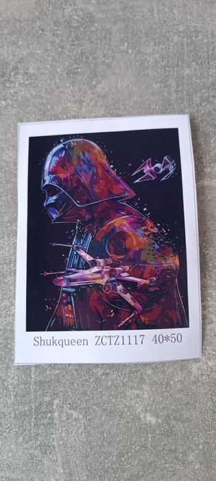 Картина по номерам "Дарт Вейдер в цвете"