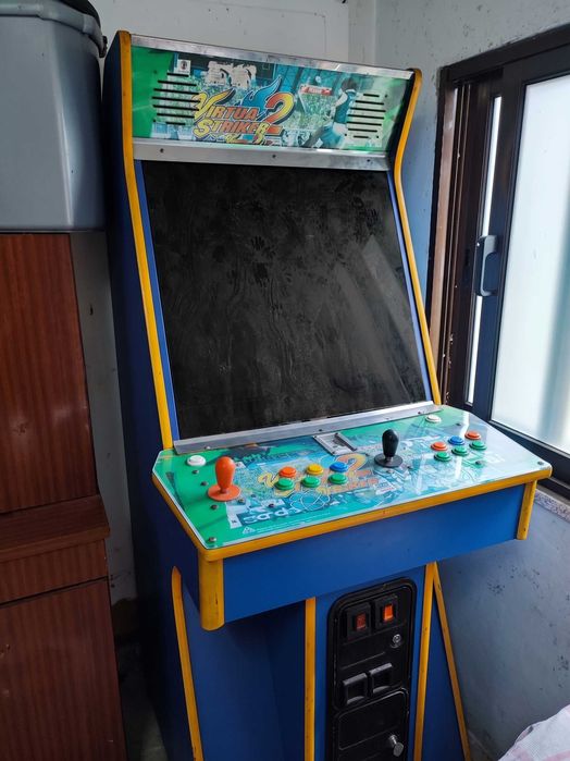 Máquina Arcade Clássica Virtua Striker 2 – Funcional / Pronta para PC ou Raspberry Pi