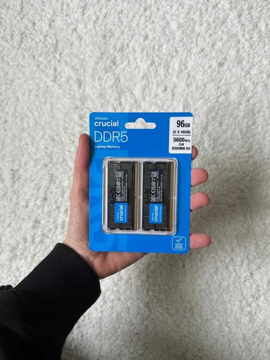 Memória Ram Portátil Crucial DDR5 96 GB 5600Mhz