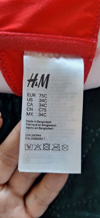 Góra od kostiumu H&M rozm. 75C