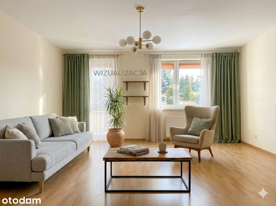 2 pokoje 55 m²Centrum/ balkon piwnica KW