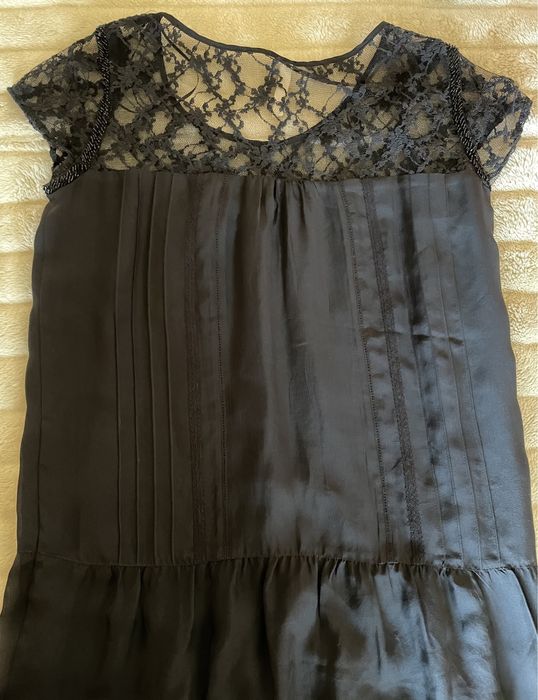 Vestido seda preto Pepe Jeans (S) [ULTIMO PREÇO]