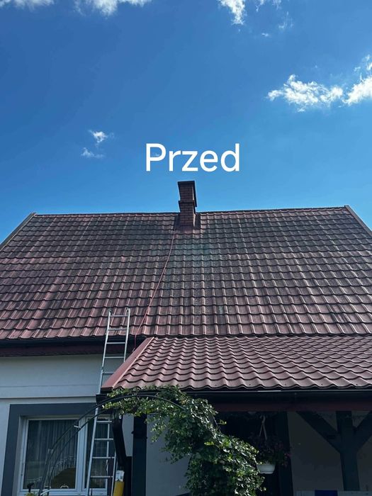 Mycie  kostki  elewacji  i dachu