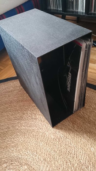 Regal  na płyty vinylowe  Vintage stan  bardzo  dobry