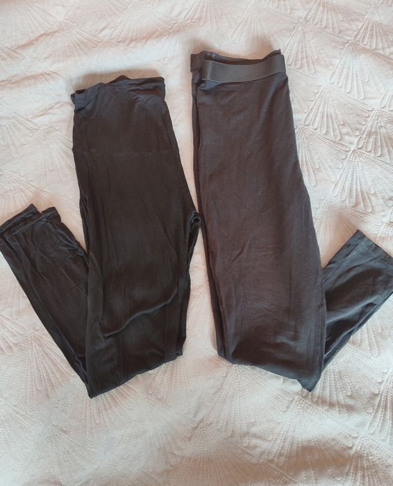 Legginsy ciążowe 2 pary, rozmiar L