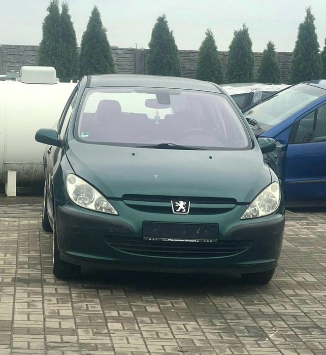 Zderzak peugeot 307 zielony ksu