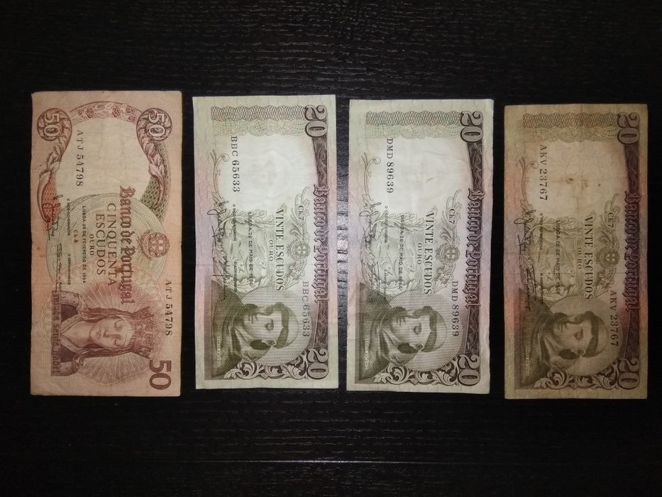 20 and 50 Escudo Banknotes